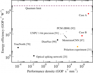 Efficiency of polariton networks