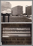 Move to Kiel (1969). In the top picture the central building is the Institute of Physical Chemistry and the main part of the microwave laboratory was based on the fifth (=top) floor, while the Zeeman spectrometer was located in the basement.