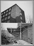 After a heavy storm, the Institute labs, especially in the fifth floor, were severely damaged (January 1983).